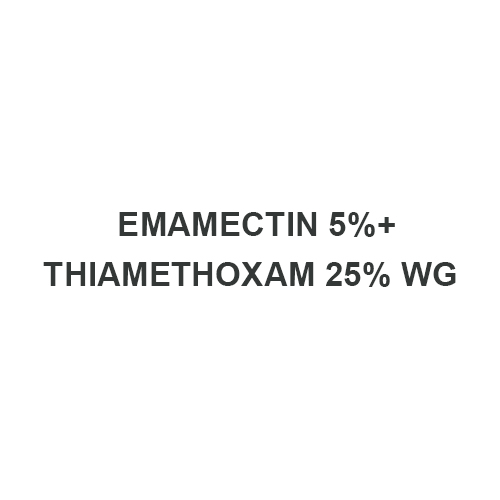 EMAMECTIN 5%+ THIAMETHOXAM 25% WG