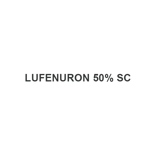 Lufenuron 50% Sc एक सक्रिय घटक है जो कीट नियंत्रण के लिए उपयोग किया जाता है, जो कीटों के विकास को रोकता है। इसका Sc फॉर्मूला (सस्पेंशन कॉन्ट्रेंट्रेट) इसे फसल संरक्षण के लिए प्रभावी बनाता है। - गोकुल एक्सिम्प