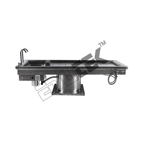 Rotatable And Liftable Autopsy Table - Application: Medical