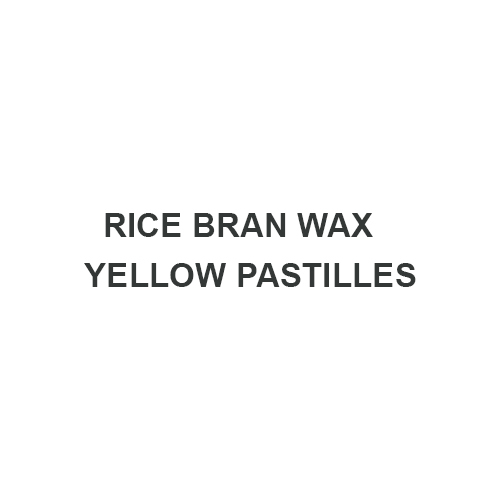 RICE BRAN WAX YELLOW PASTILLES
