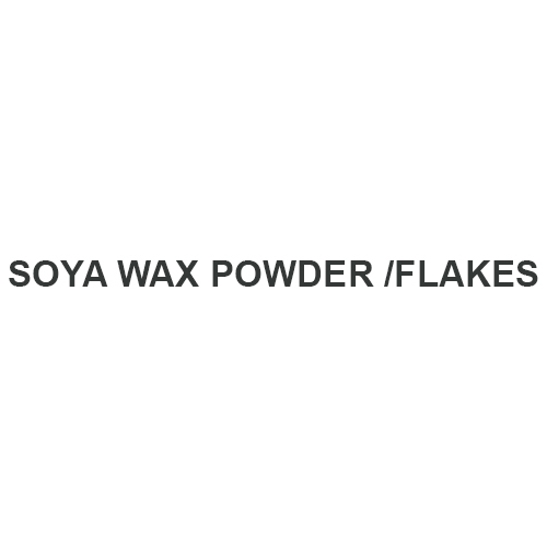 SOYA WAX POWDER -FLAKES