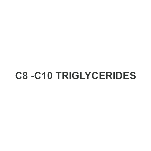 C8 -C10 TRIGLYCERIDES