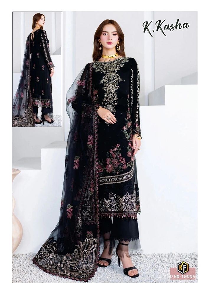 Keval K Kasha Vol-19 Karachi Dress Material