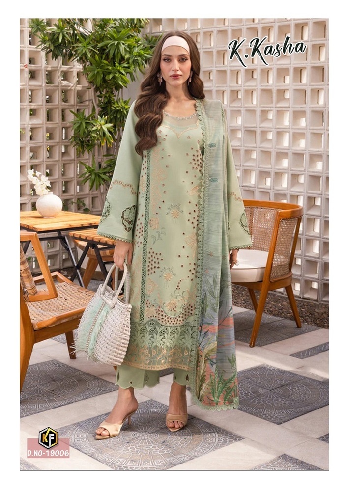 Keval K Kasha Vol-19 Karachi Dress Material
