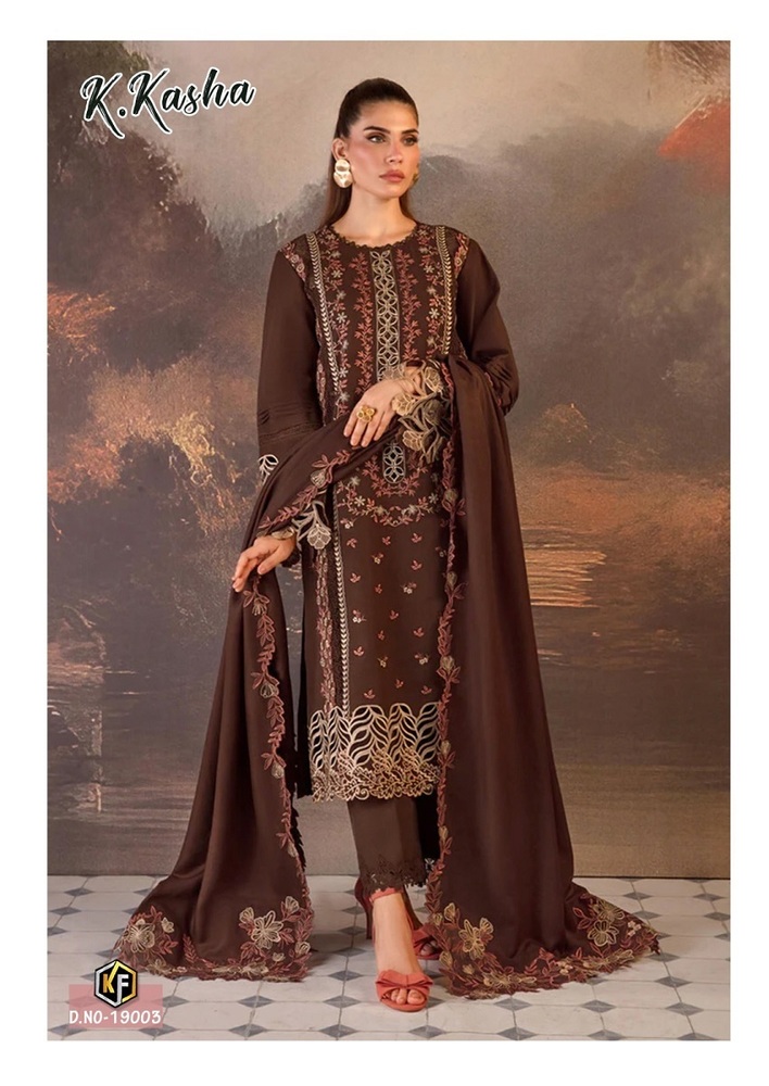 Keval K Kasha Vol-19 Karachi Dress Material