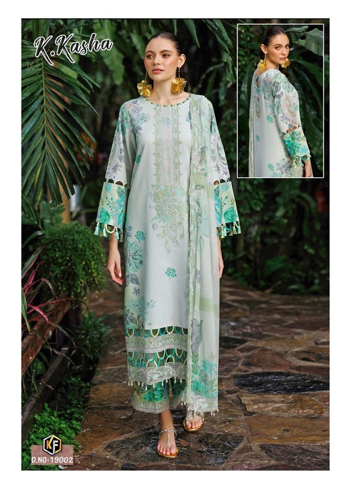 Keval K Kasha Vol-19 Karachi Dress Material