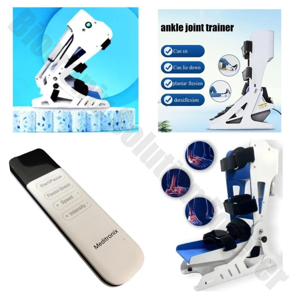 Ankle Physiotherapy Cpm Device With Motorized Operation And Straps