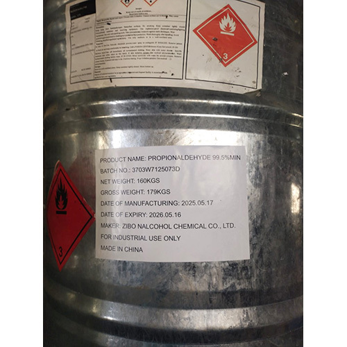 Propionaldehyde 99.5% Min - Application: Industrial