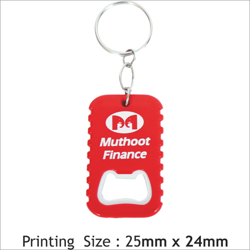 Advertising Keychains - Color: Red