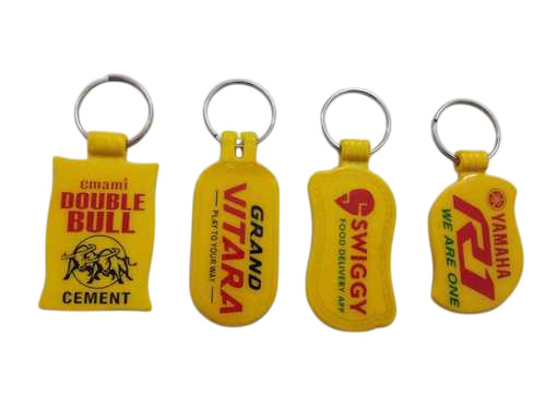 Printed Abs Keychain - Color: Multicolor
