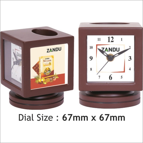 Table Clock - Color: Brown