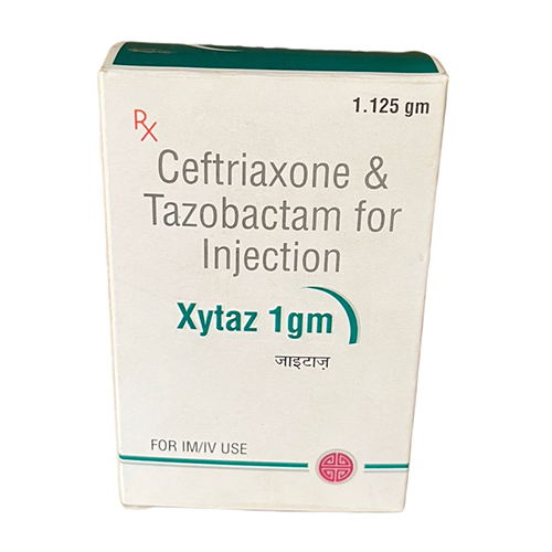 1.1.25 Gm Ceftriaxone And Tazobactam For Injection - Drug Type: General Medicines