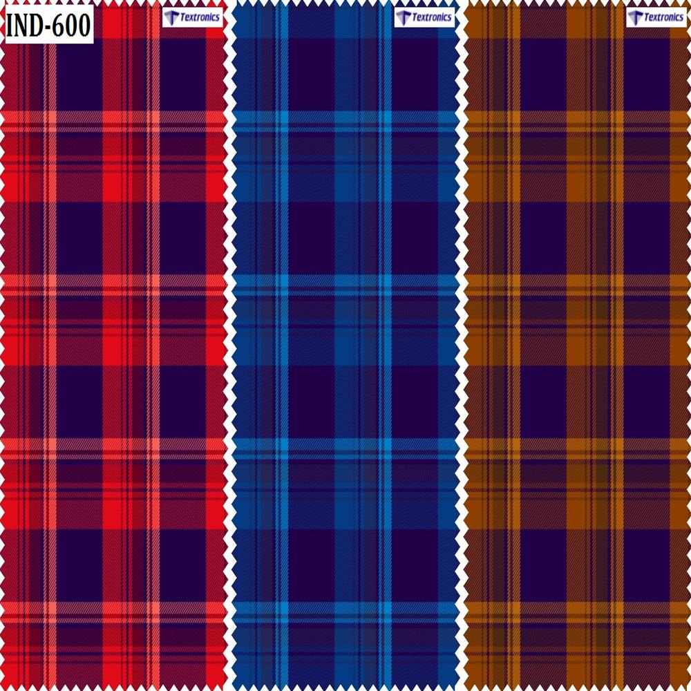 Poly cotton Checks Fabric
