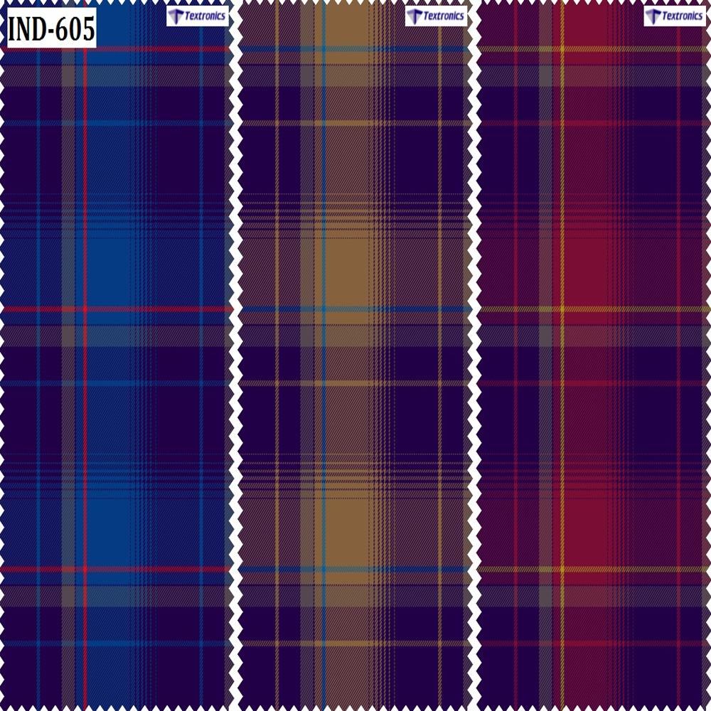 Poly cotton Checks Fabric