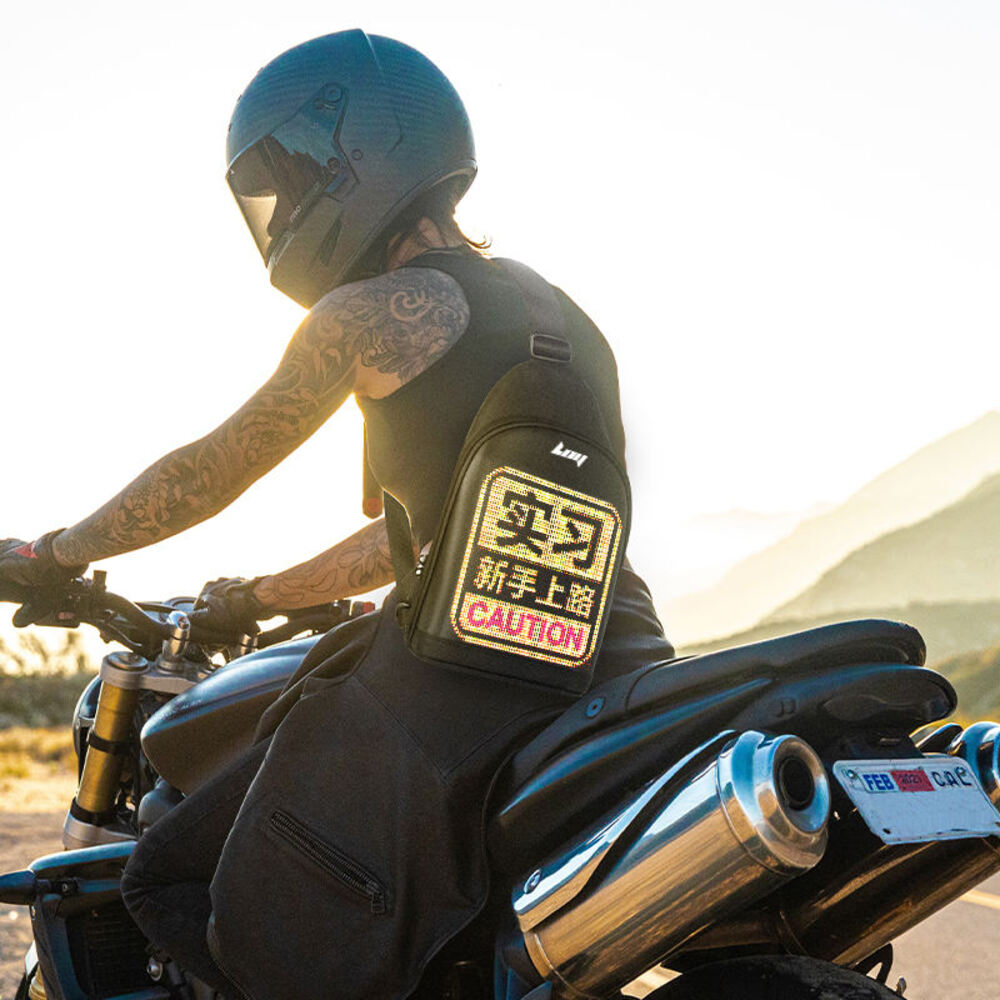 RGB LED Smart Backpack | Bluetooth Display Bag for Events, Travel, and Brand Promotion | Unisex Fashion Tech Bag