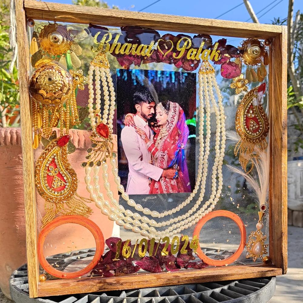 Varmala Preservation Wooden Photo Frame