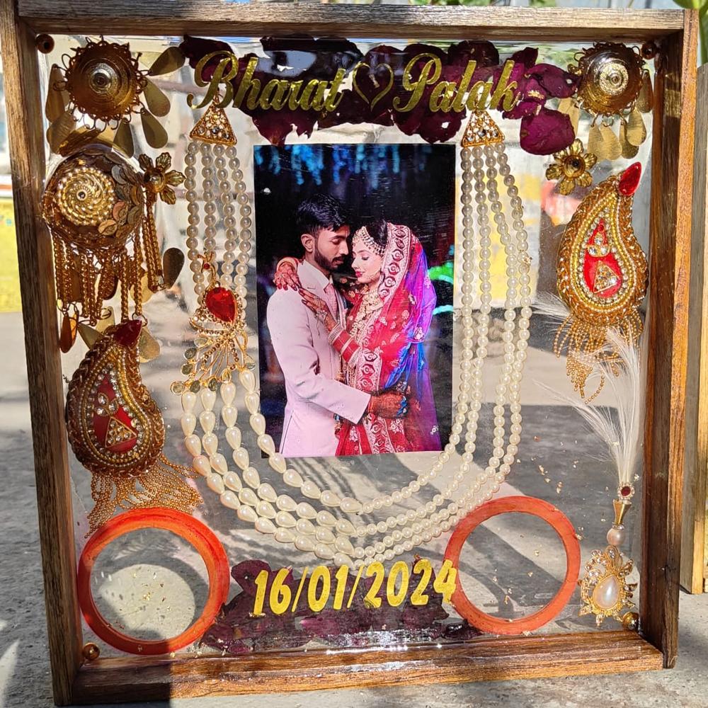 Varmala Preservation Wooden Photo Frame