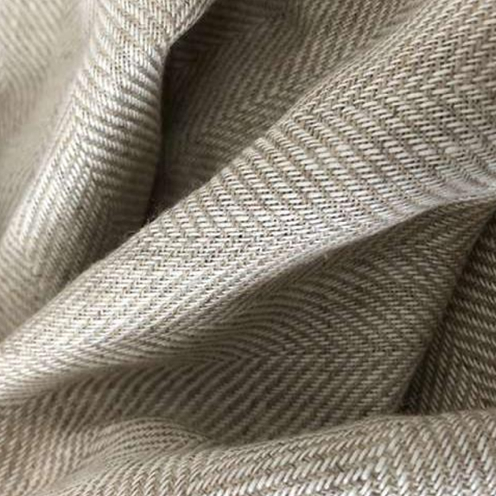 Leela Teer Linen Herringbone (Powerloom)