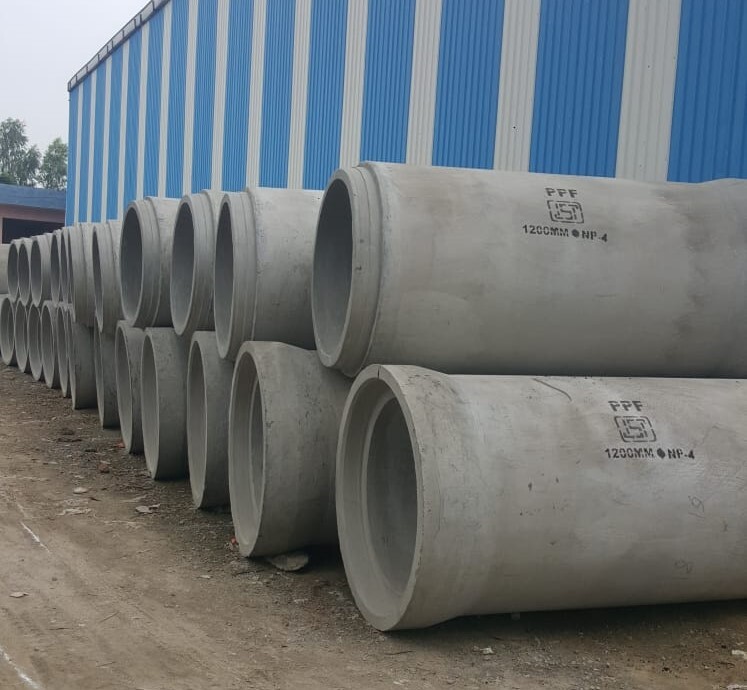 Precast Rcc Hume Pipe - Color: Grey