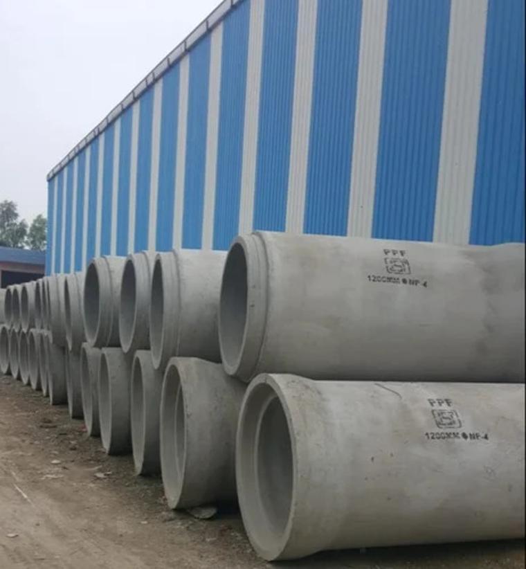 Precast Rcc Hume Pipes - Color: Grey