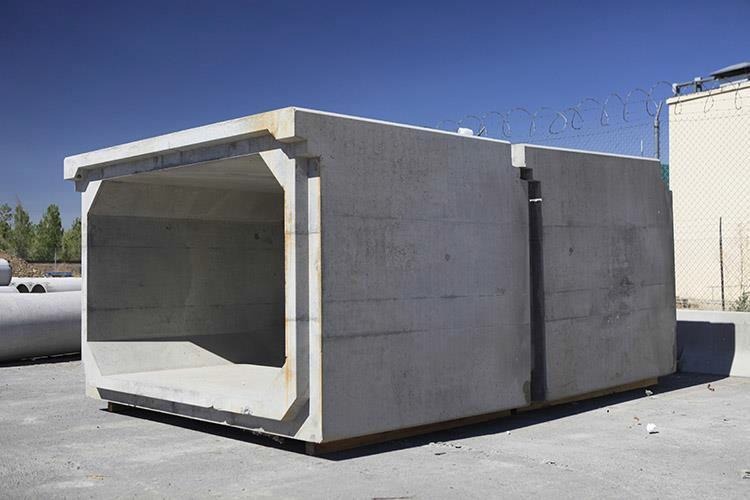Precast Box Culverts - Color: Grey