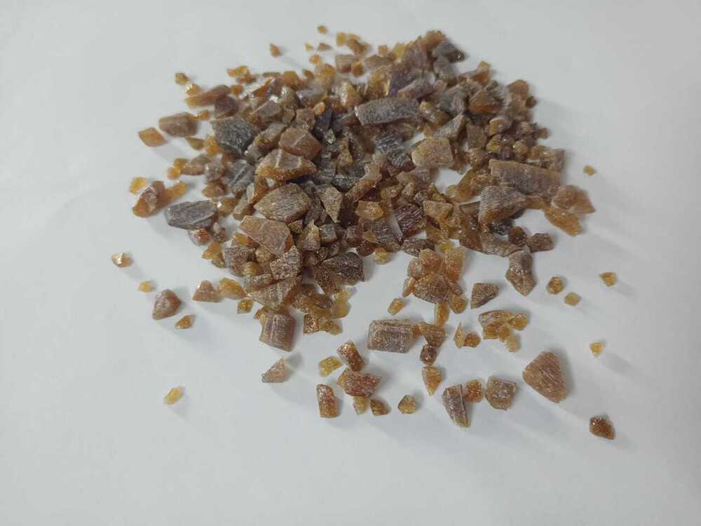 OPAQUE GLASS BEADS / DARK ORANGE TERRAZZO GLASS CHIPS FLOORING CHIPS