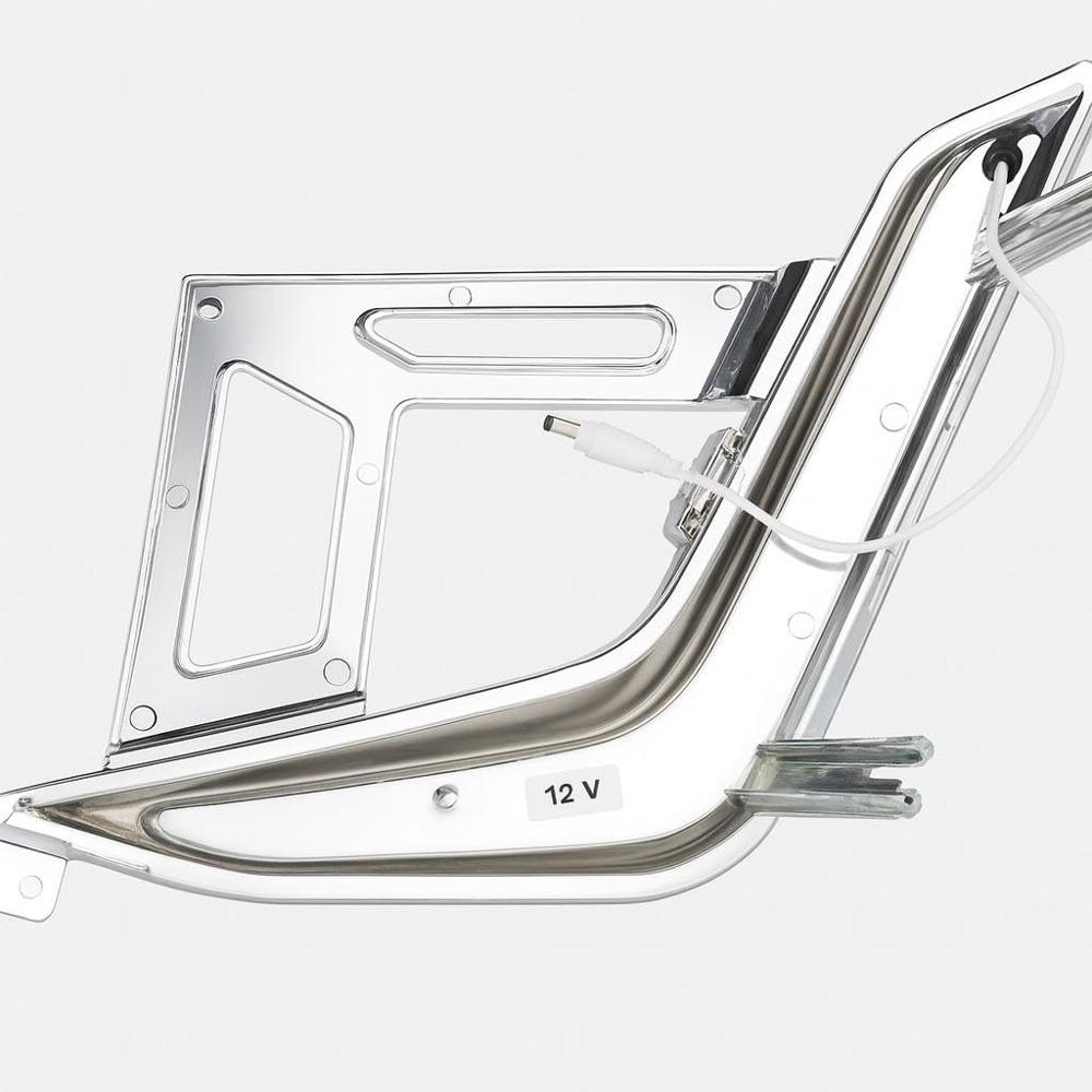 K D Led Drl Compatible For Magnite 2021 With Indicator(Set Of 2) With Wirings, With Chrome - Capacity: 1 Pcs/Hr