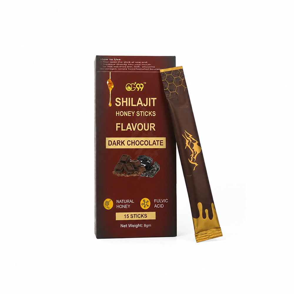 Classic Shilajit Honey Sticks - Grade: Food