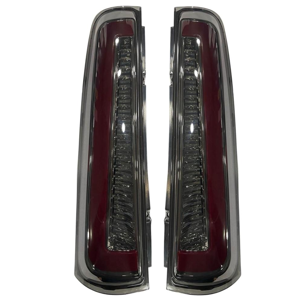 K D Pillar Light For Mahindra Scorpio S2/S10/S11 (All S Variants) (Pair) LED (BLACK SMOKY)