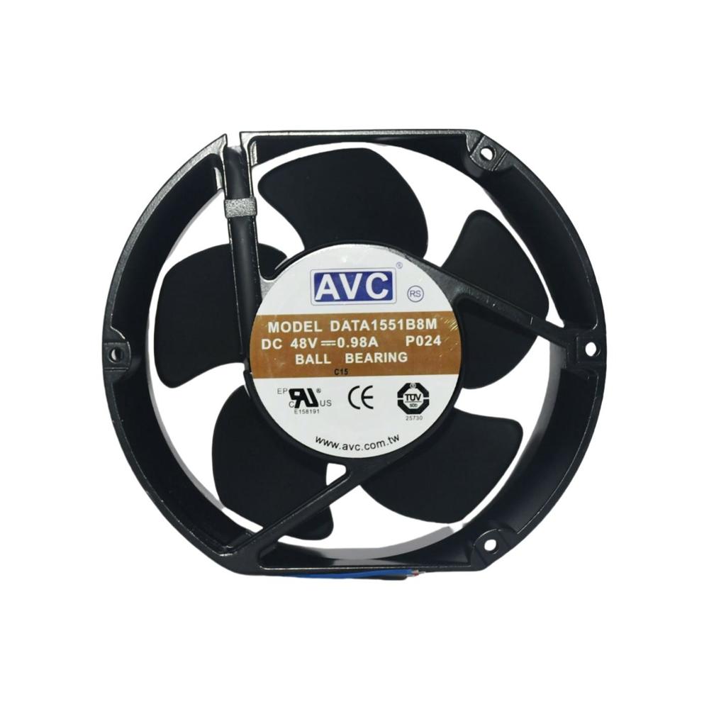 AVC DATA1551B8M 48V 0.98A 17251mm Electric Ventilation Ball High Temperature 3000rpm Cooling Fan