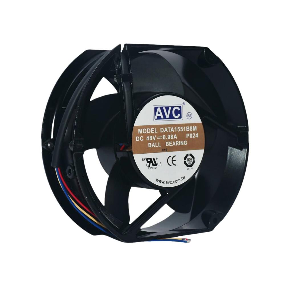 AVC DATA1551B8M 48V 0.98A 17251mm Electric Ventilation Ball High Temperature 3000rpm Cooling Fan