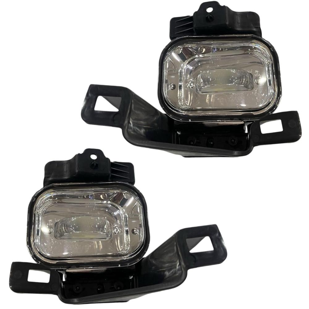 K D Led Fog Lamp Set For Nisan Magnite, 2020-2024, Pair - Body Material: Plastic
