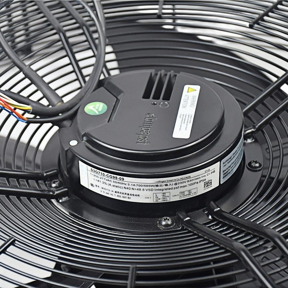 EBM PAPST S3G710-CG98-09 200V AC 3.1A 700W 25089mm Electric Power Industrial Ball Bearing Cooling Fan