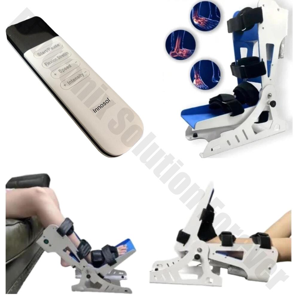 Motorized Ankle Cpm Unit With Adjustable Speed And Angle Levels