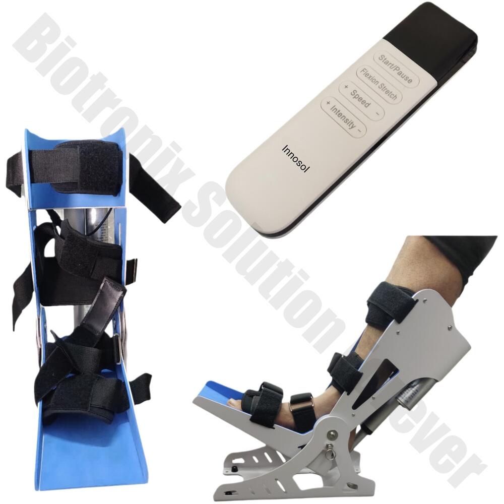 Motorized Ankle Cpm Unit With Adjustable Speed And Angle Levels