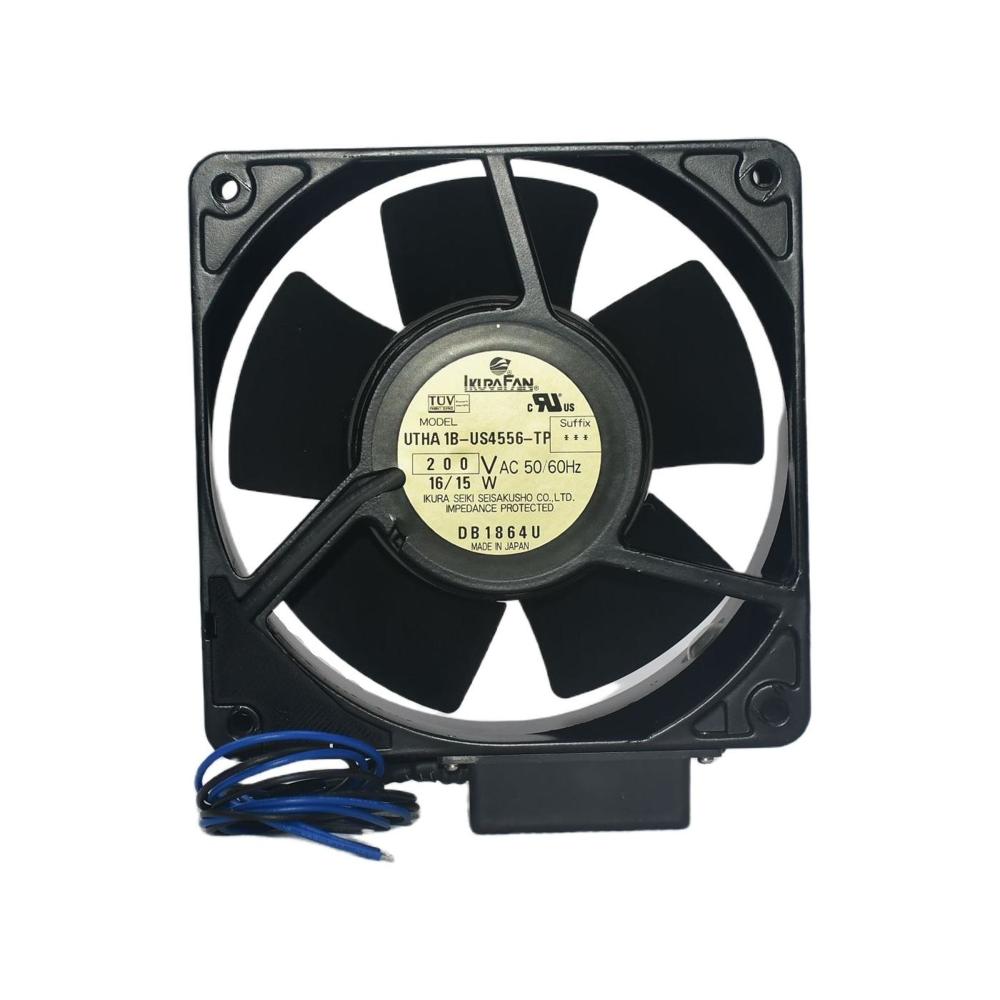 IKURA UTHA 1B-US4556-TP 200V 16/15W 12038mm Ball Bearing 3000rpm Plastic Blade Axial Cooling Fan 
