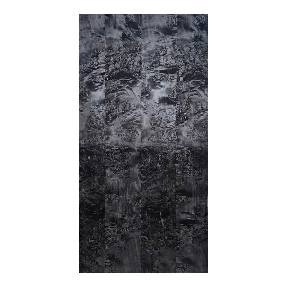 Burl Metallic Black Veneer