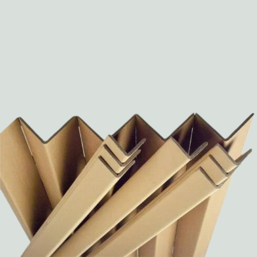 Paper Edge Protector - Brown, 30mm X 30mm Size, 1mm Thickness | Versatile Solution For Packaging Edges & Corners Protection