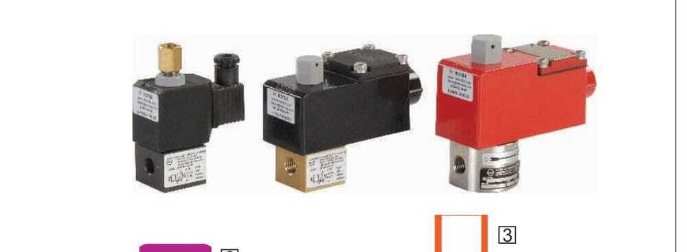 3 Way Direct Acting Solenoid Valve - Color: Multi Color