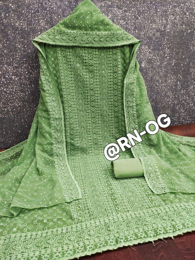 Georgette Suit Material With Dupatta