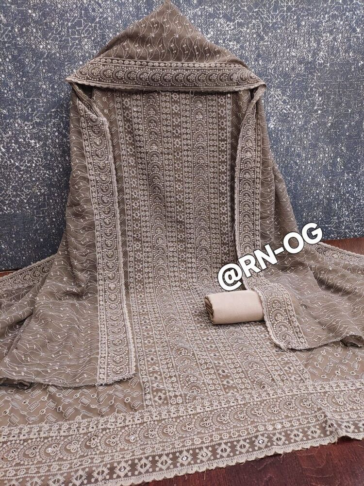 Georgette Suit Material With Dupatta