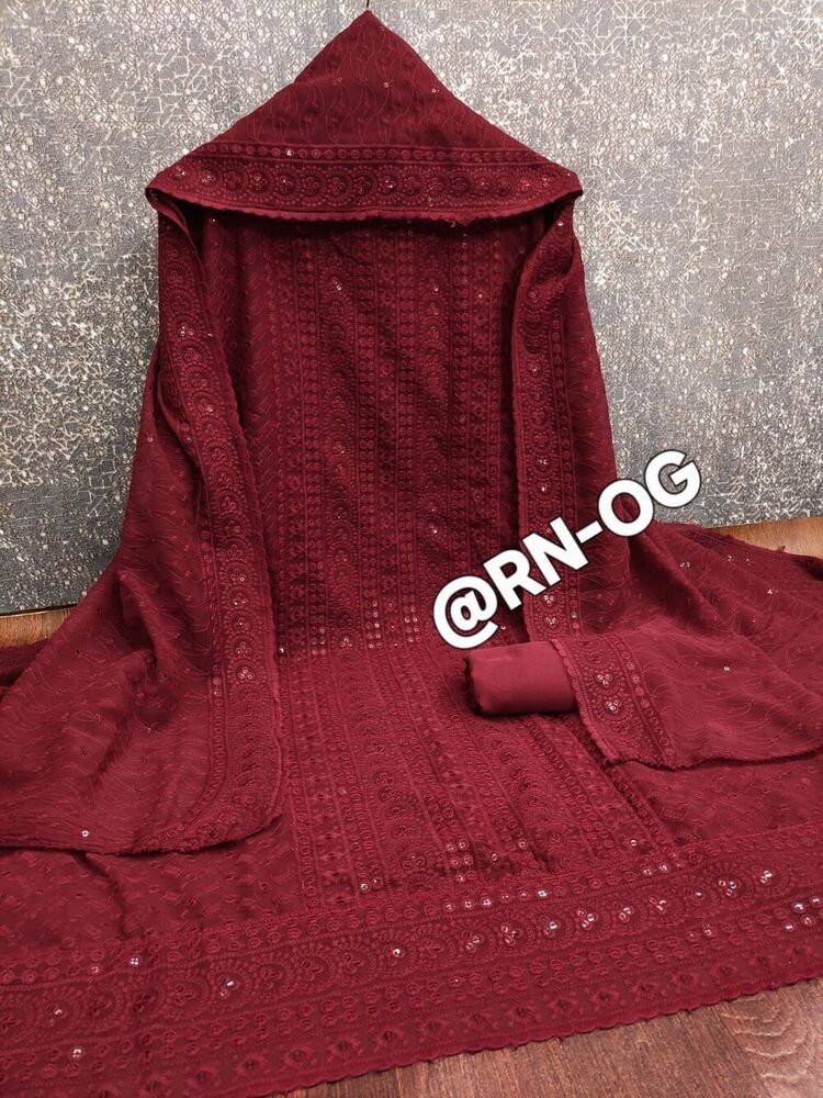 Georgette Suit Material With Dupatta