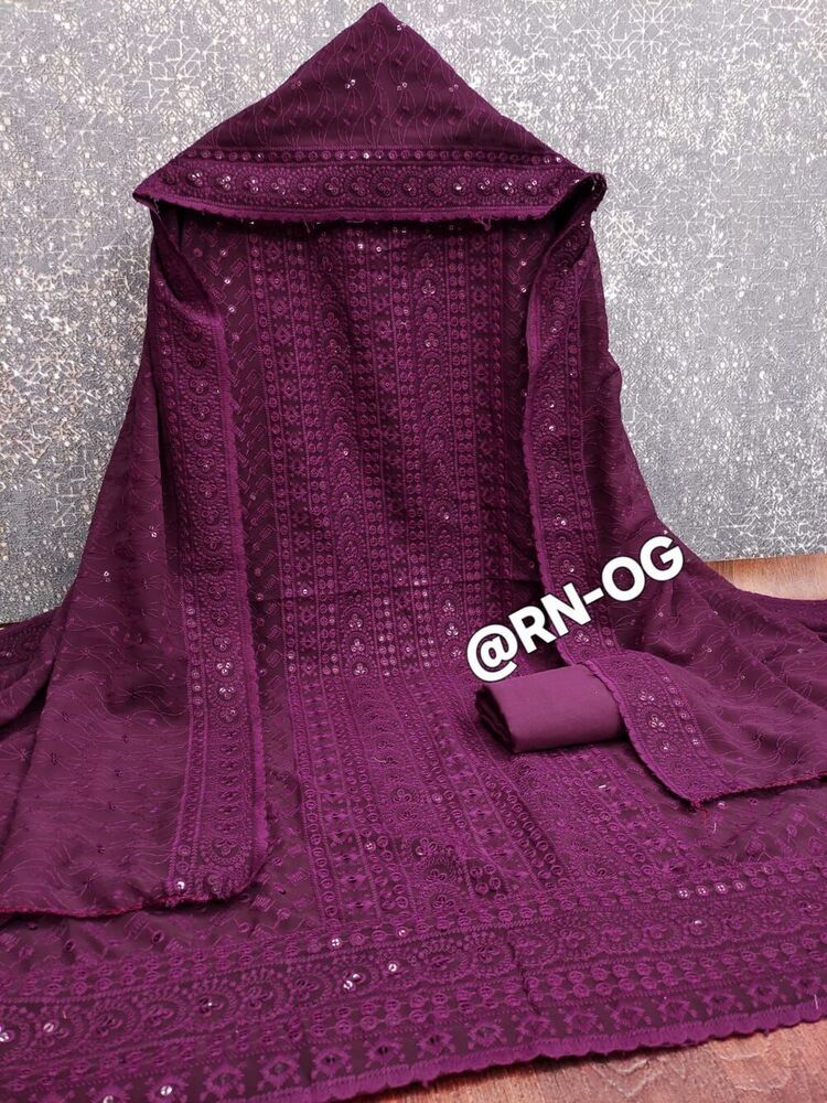 Georgette Suit Material With Dupatta