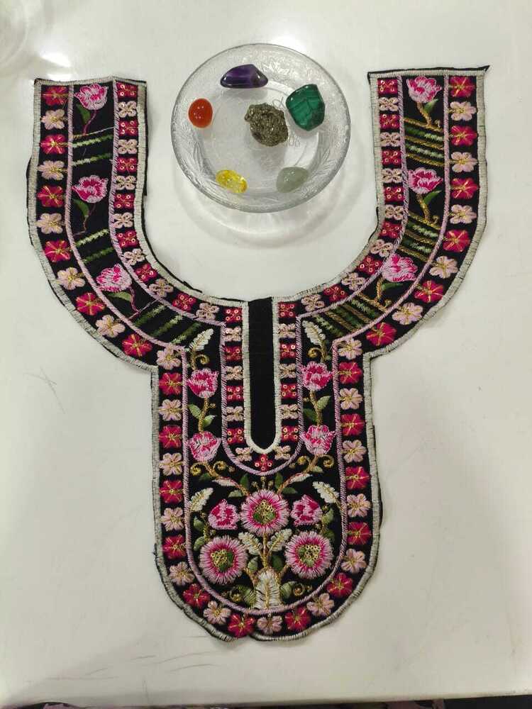 Embroidered Neckline