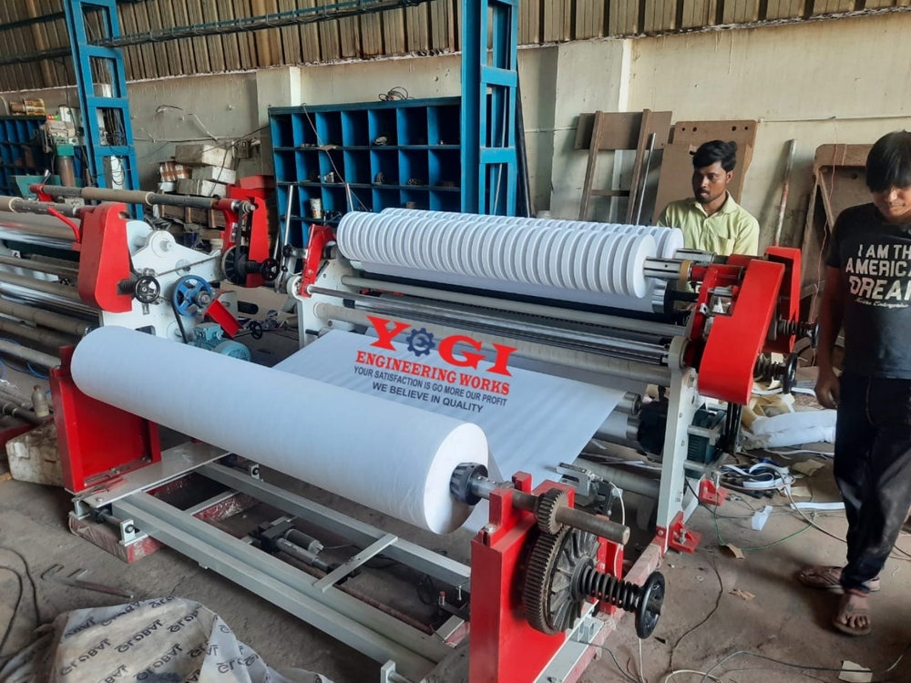 Fabric Slitting Rewinding Machine