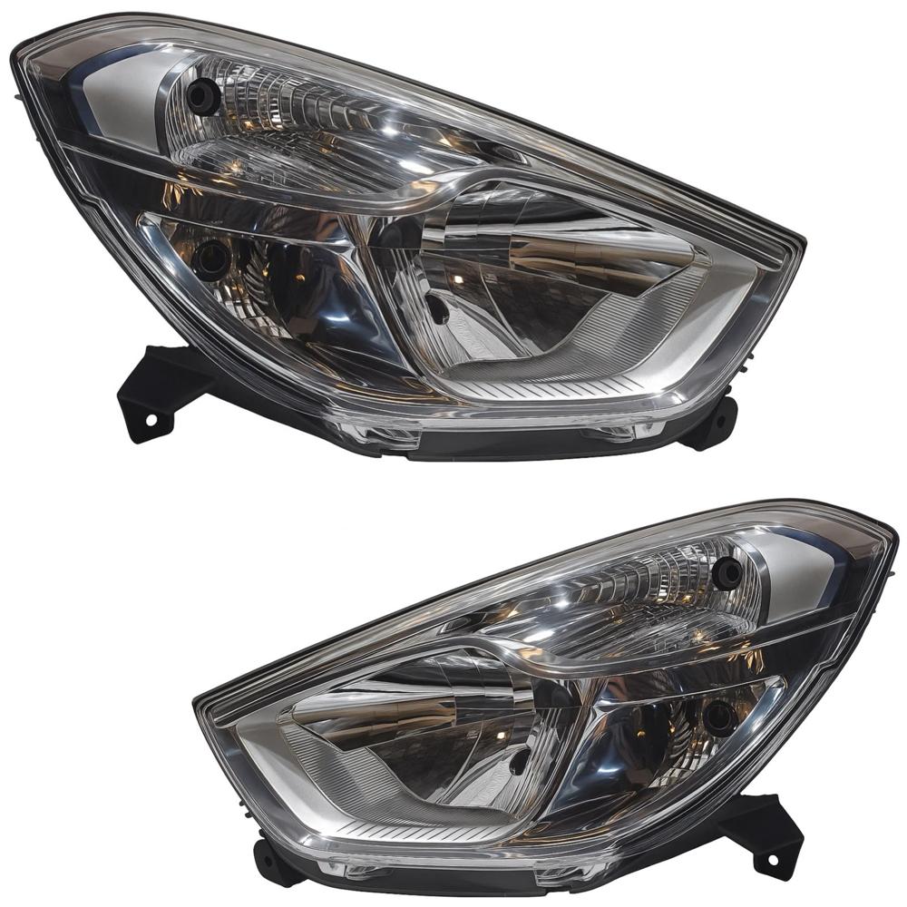 K D Headlight Assembly For Renault Lodgy 2015-2019 - Body Material: Plastic