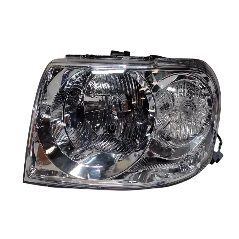 K D Headlight Assembly For Tata Safari 2005-2017 Chrome - Body Material: Plastic