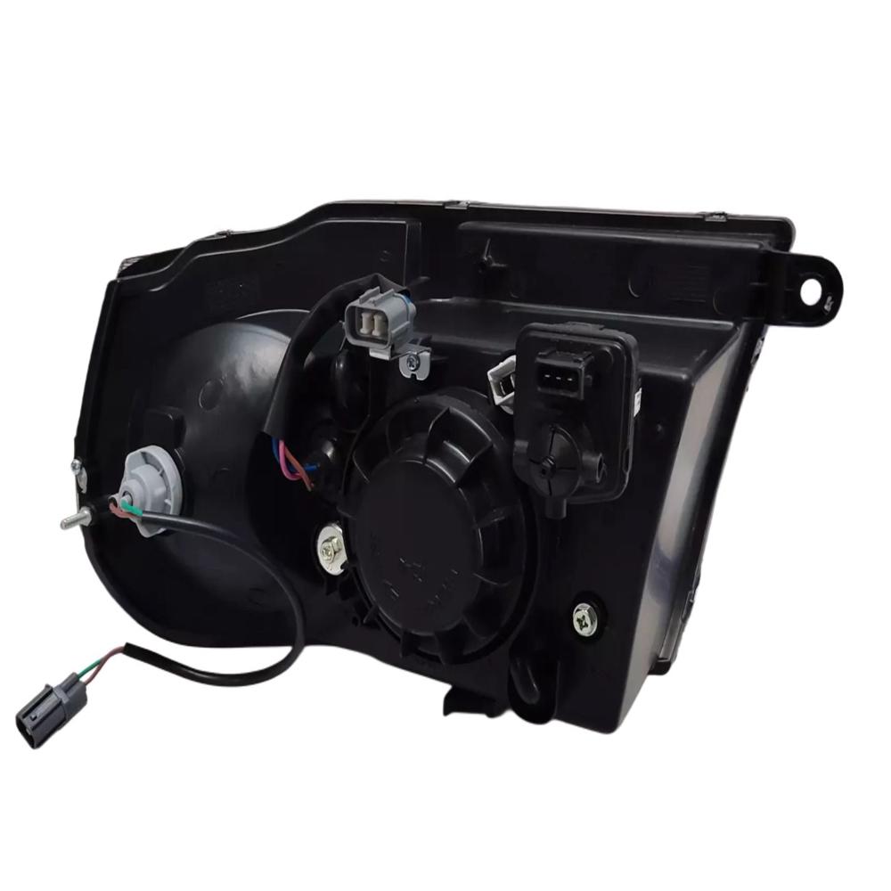 K D Headlight Assembly For Tata Safari 2005-2017 Chrome - Body Material: Plastic