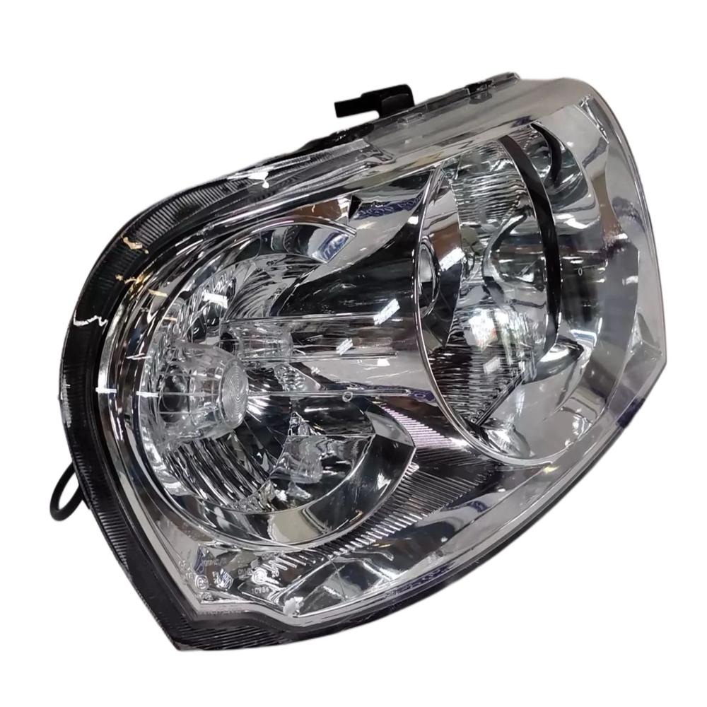 K D Headlight Assembly For Tata Safari 2005-2017 Chrome - Body Material: Plastic