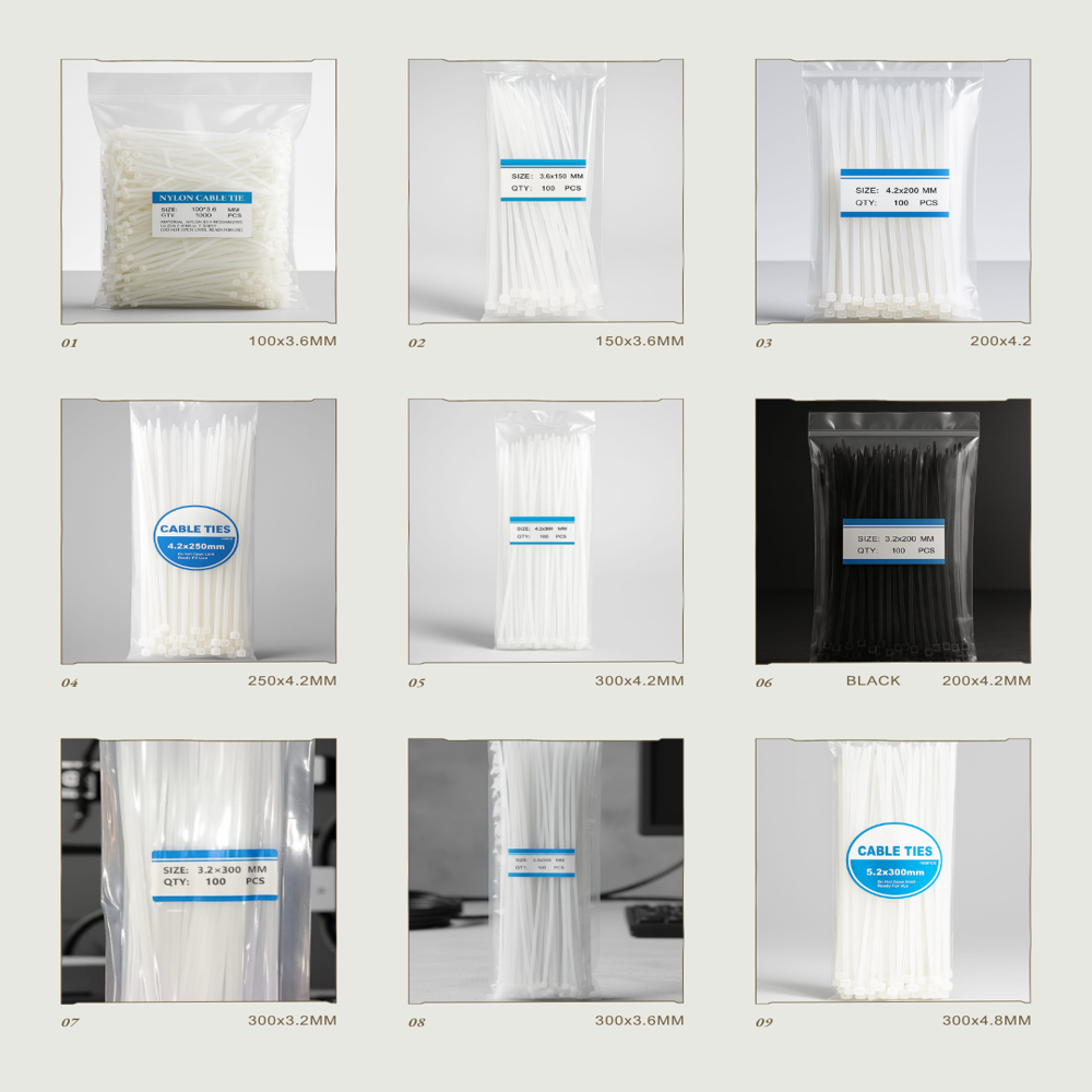 Cable Tie Lock - Color: White